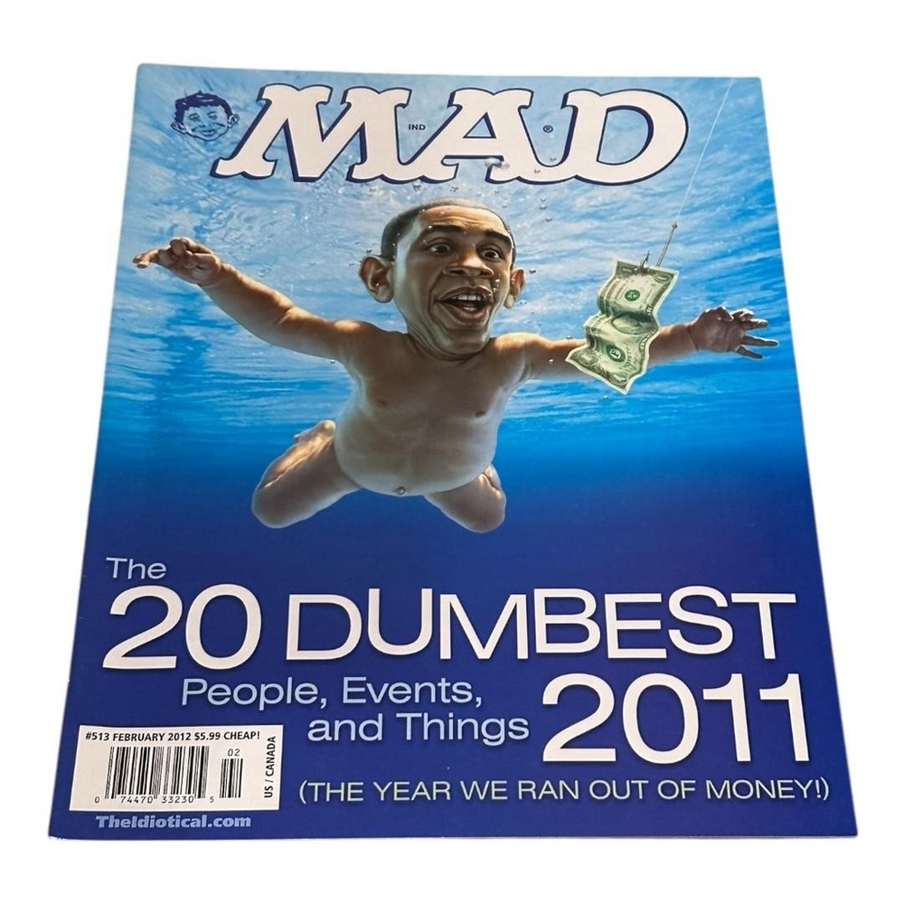 MAD Magazine #513 Feb 2012 The 20 Dumbest 2011 Humor Satire Softcover Comedy